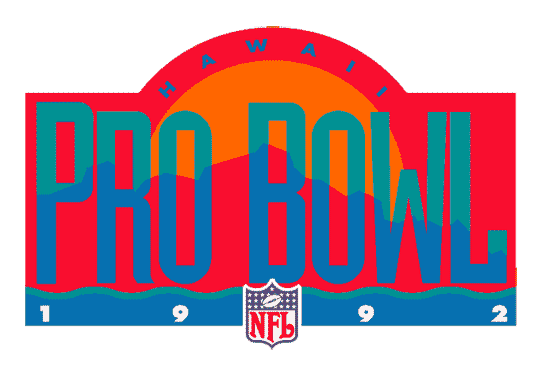 Pro Bowl 1992 Primary Logo t shirts iron on transfers
